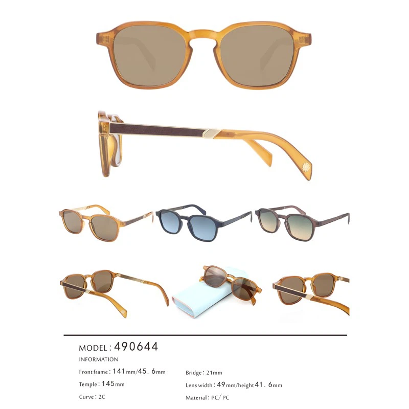 1 Geometric Plastic Metal Temple Unisex Sunglasses 1 Geometric Plastic Metal Temple Unisex Sunglasses