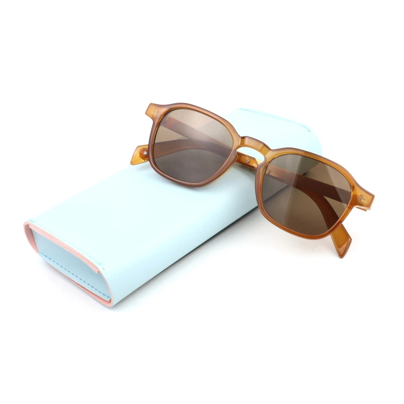 3 Geometric Plastic Metal Temple Unisex Sunglasses 3 Geometric Plastic Metal Temple Unisex Sunglasses